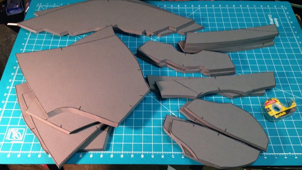 馬來西亞預算EVA Foam盔甲製作教學——逐步圖解