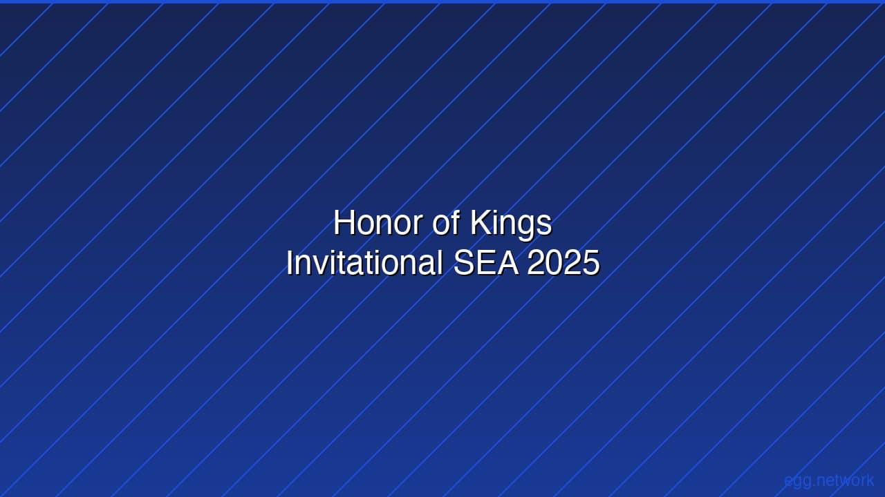 Honor of Kings Invitational SEA 2025