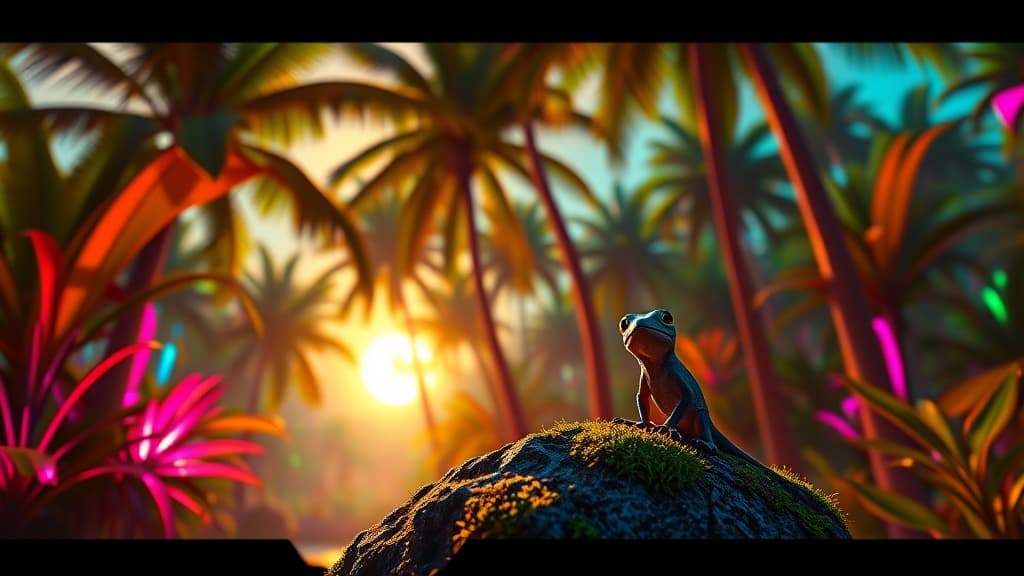 Gecko Gods Looks Like A Chill Indie Adventure, But This Tiny Lizard Still Has Work To Do