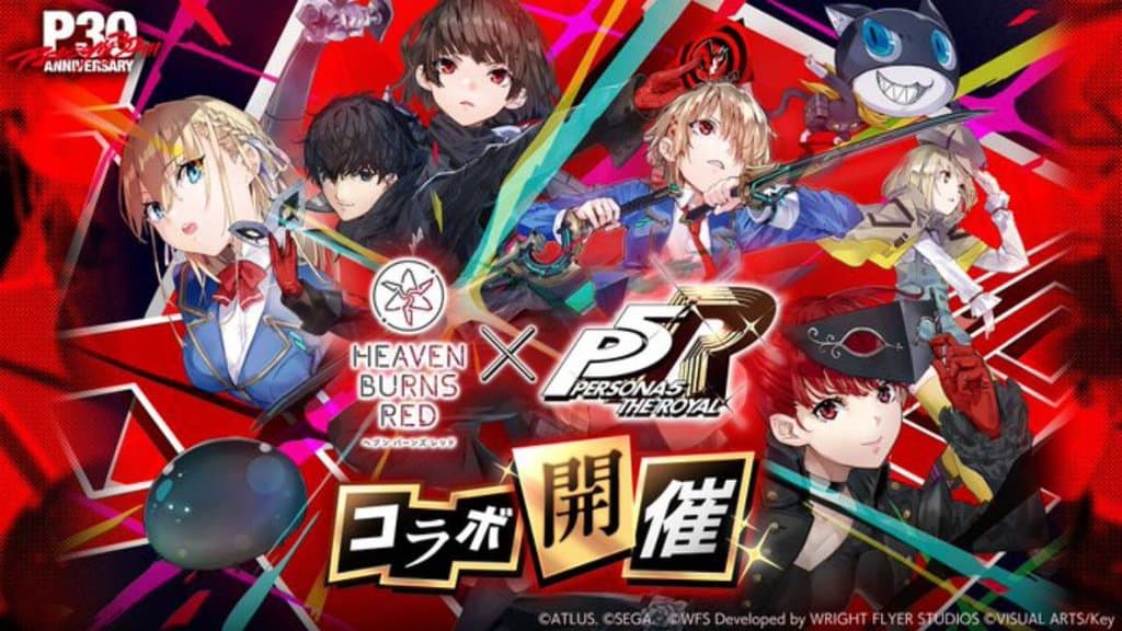 Heaven Burns Red Is Getting a Persona 5 Royal Crossover With Queen, Violet, Mona and Panther Tsukasa
