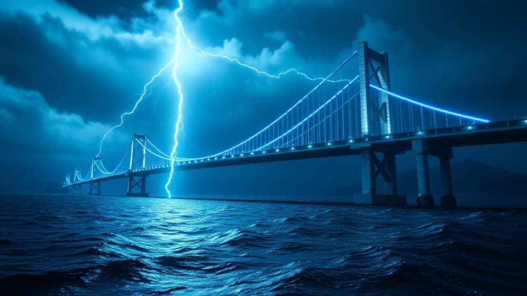 Japan’s Akashi Kaikyo Bridge Gets A Free Life-Size Minecraft Map