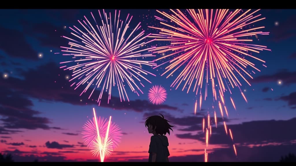 Kimi to Hanabi to Yakusoku to Anime Film Drops First Trailer Ahead of July Japan Release