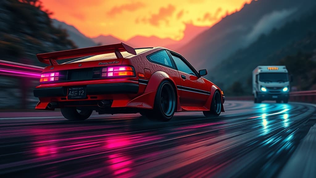 Neverness to Everness Lets Players Live Their Initial D Tofu Delivery Fantasy