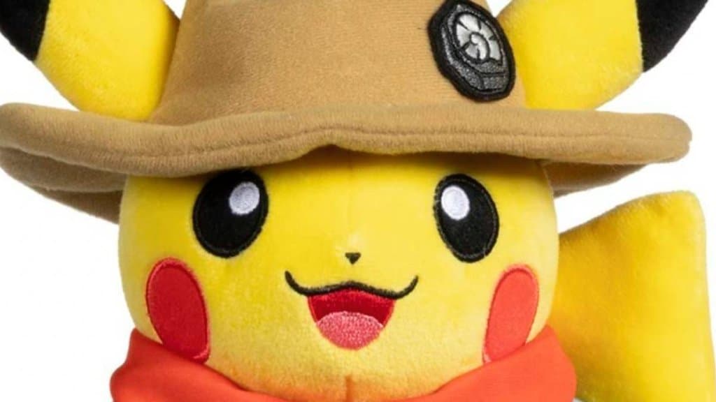 Pokémon Fossil Museum 周邊線上開賣,Excavator Pikachu 毛絨公仔登場