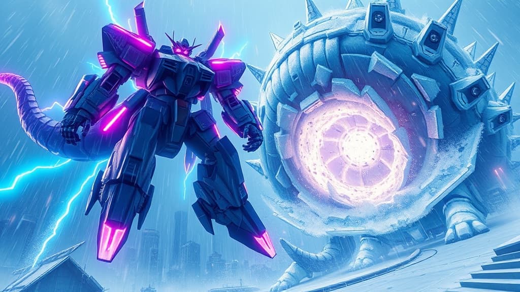 Snowball Earth Starts Strong on Kaiju-Mecha Energy, But the CG Is a Real Problem