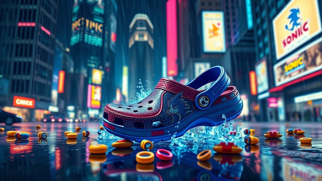 Sonic 35th Anniversary Crocs Are Dropping Next Week