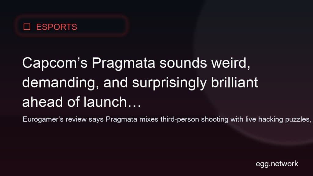 Capcom’s Pragmata sounds weird, demanding, and surprisingly brilliant ahead of launch