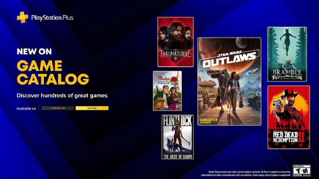 PS Plus 2026 年 5 月新增 Star Wars Outlaws、Red Dead Redemption 2 和 Time Crisis