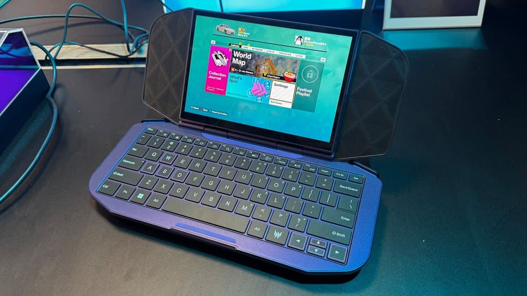 Acer 新 Handheld 概念機想變成迷你 Gaming Laptop