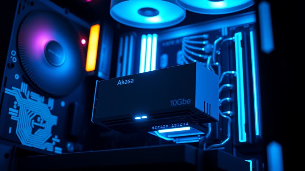 Akasa 全新 10GbE PCIe Card,是 Home Lab 和小型 Studio 的實用升級