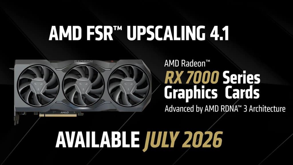 AMD FSR 4.1 Is Coming to Radeon RX 7000 and RX 6000 GPUs
