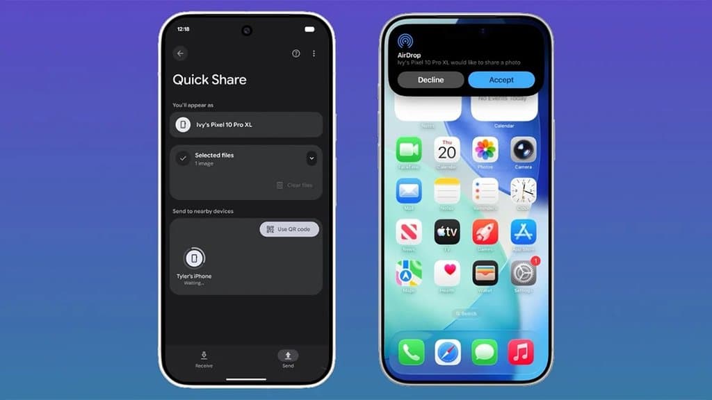 Android 對 iPhone 的 AirDrop 分享即將登陸更多 Samsung、Oppo、OnePlus 和 Honor 手機