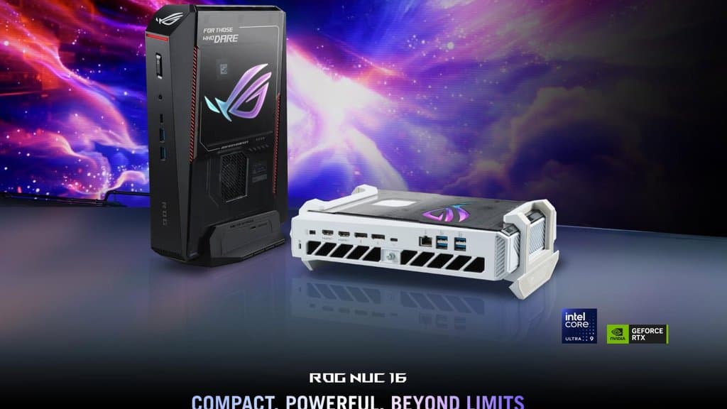 ASUS ROG NUC 16 Packs RTX 5080 Power Into A Tiny 3-Litre Gaming PC