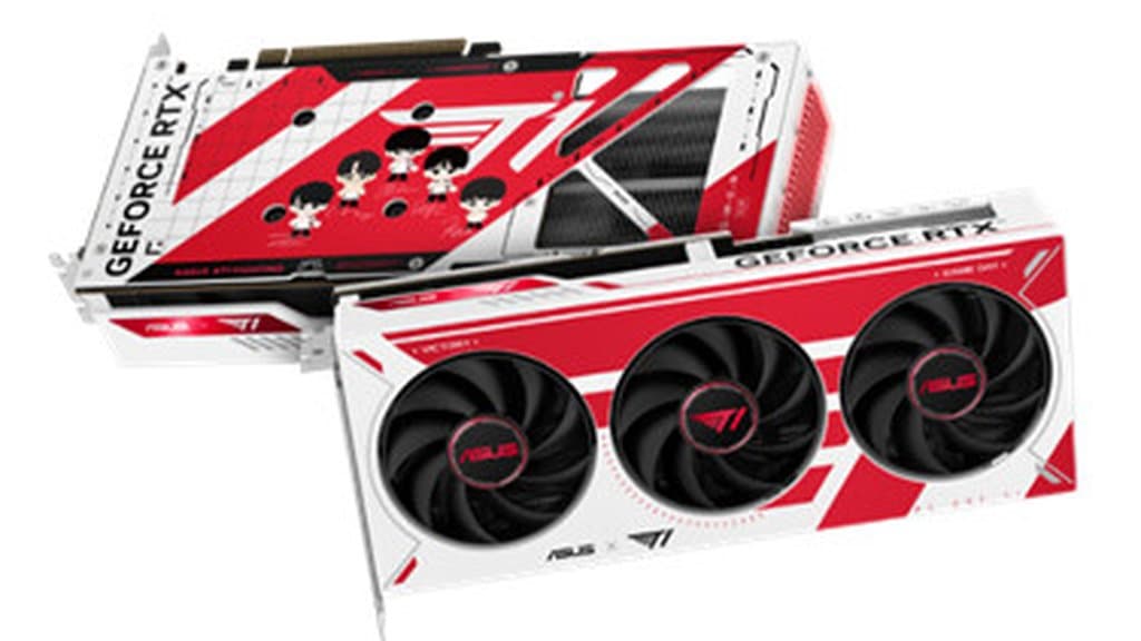 ASUS x T1 RTX 5070 and RTX 5060 Ti GPUs Are For The LoL Fans With Deep PC Build Energy