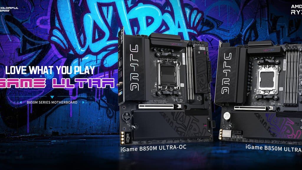 COLORFUL iGame B850M ULTRA Series 瞄準小型 Ryzen Gaming Builds