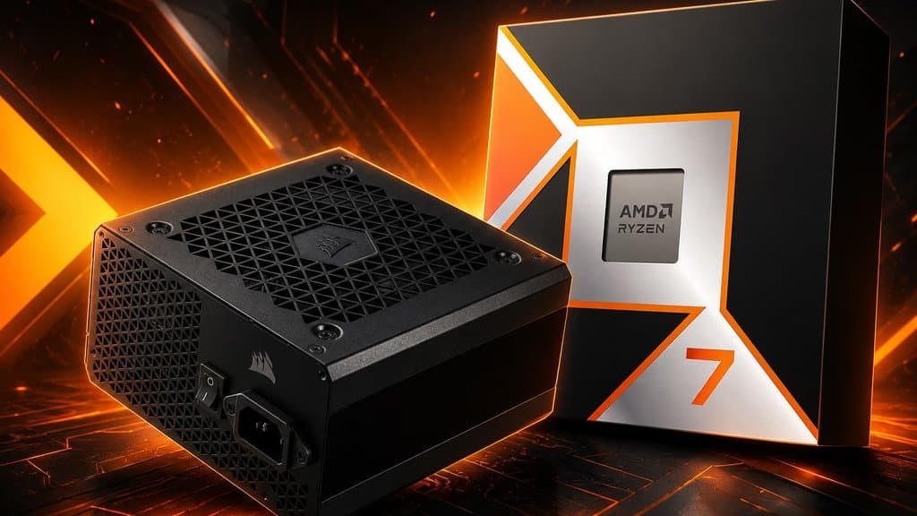 Ryzen 7 9800X3D Drops To $419 With Free Corsair 750W PSU Bundle