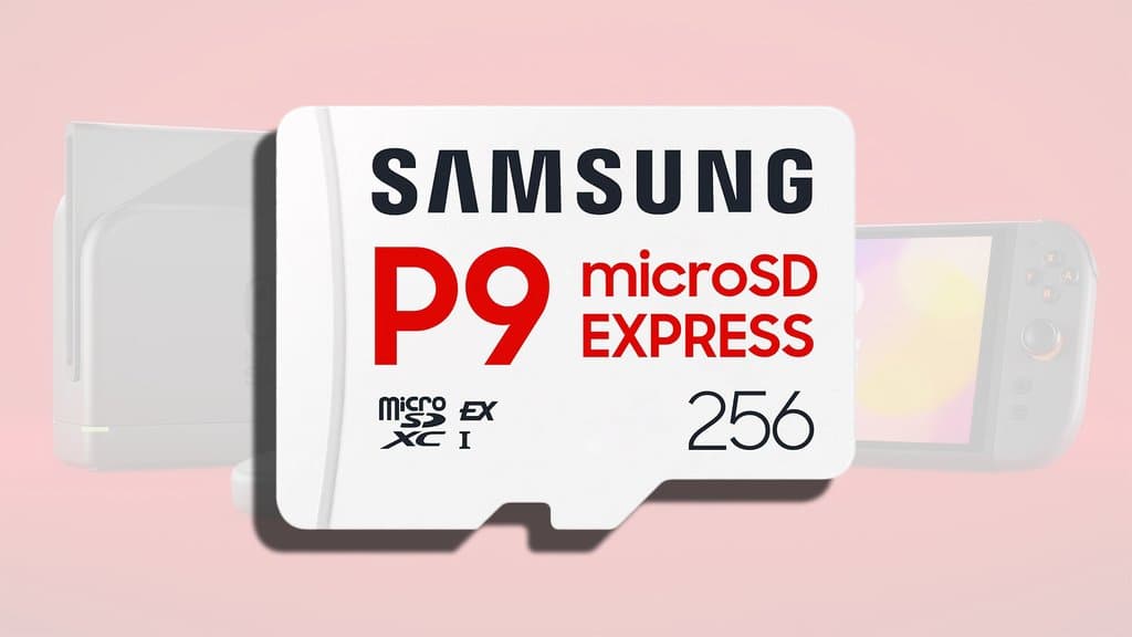 Samsung P9 Express 256GB microSD Express 卡降到 US$47.99,Switch 2 玩家可以留意